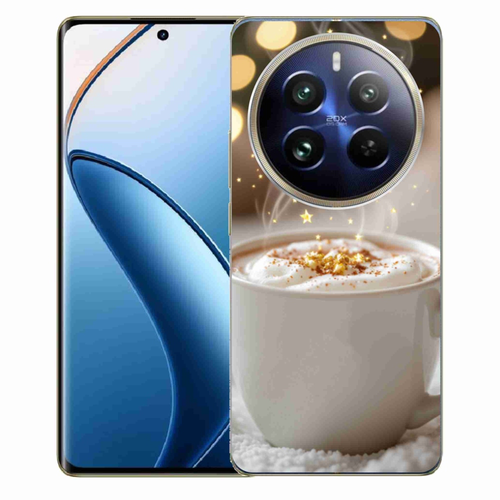 Gelový kryt mmCase na Realme 12 Pro 5G/12 Pro+ 5G - vánoční horký nápoj