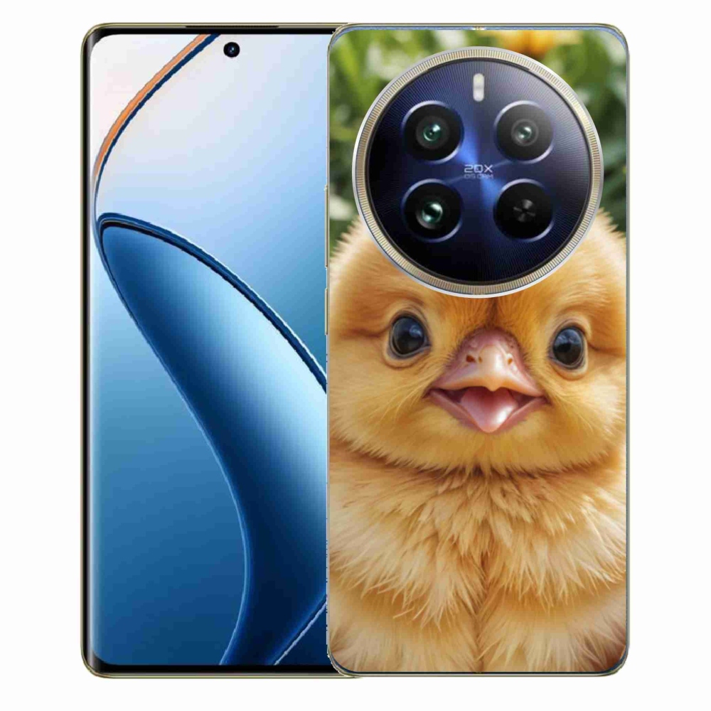 Gelový kryt mmCase na Realme 12 Pro 5G/12 Pro+ 5G - veselé kuřátko