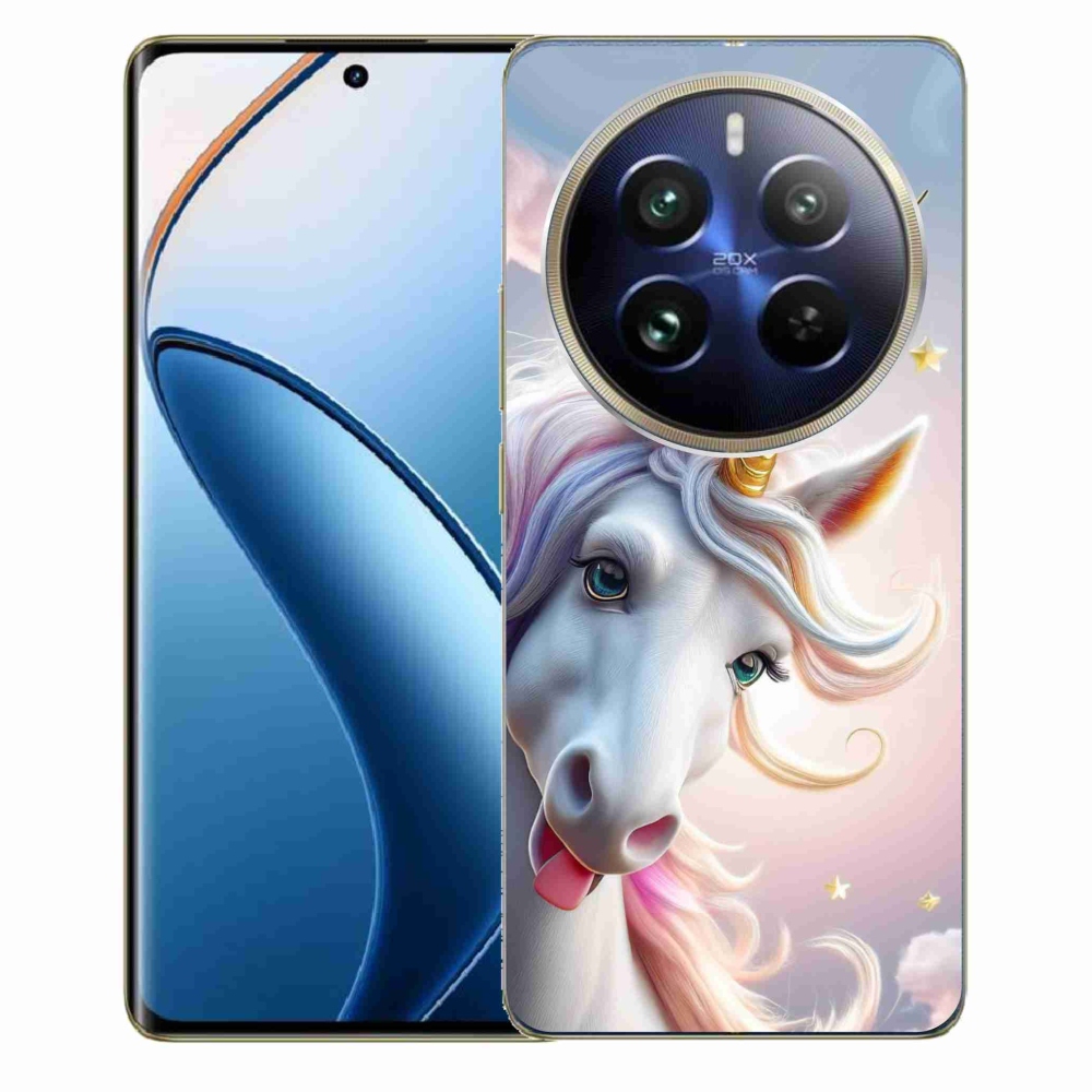 Gelový kryt mmCase na Realme 12 Pro 5G/12 Pro+ 5G - veselý jednorožec