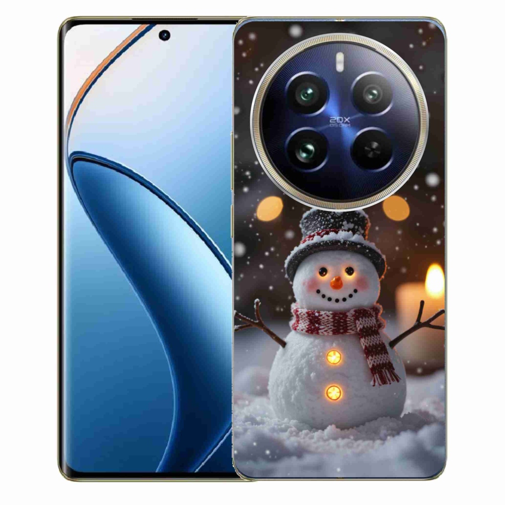 Gelový kryt mmCase na Realme 12 Pro 5G/12 Pro+ 5G - veselý sněhulák