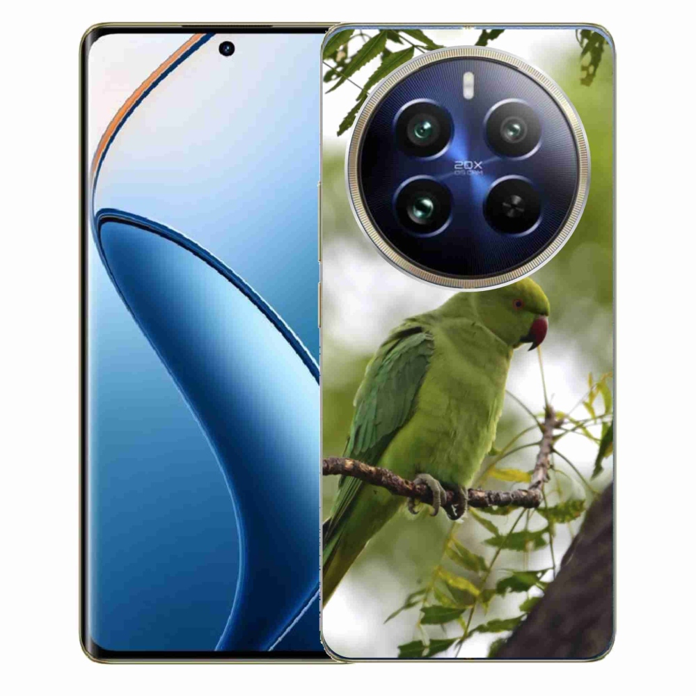 Gelový kryt mmCase na Realme 12 Pro 5G/12 Pro+ 5G - zelený papoušek