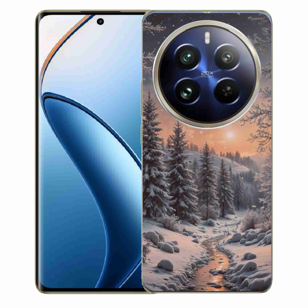 Gelový kryt mmCase na Realme 12 Pro 5G/12 Pro+ 5G - zimní krajina 2