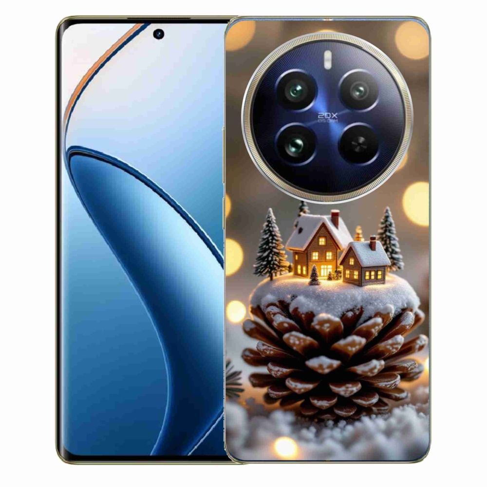 Gelový kryt mmCase na Realme 12 Pro 5G/12 Pro+ 5G - zimní vesnička