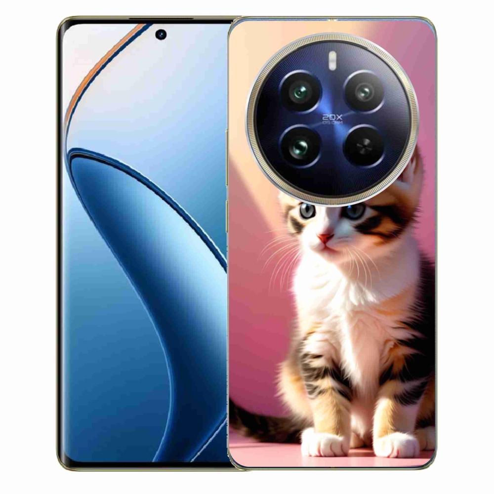 Gelový kryt mmCase na Realme 12 Pro 5G/12 Pro+ 5G - zvědavé kotě 2