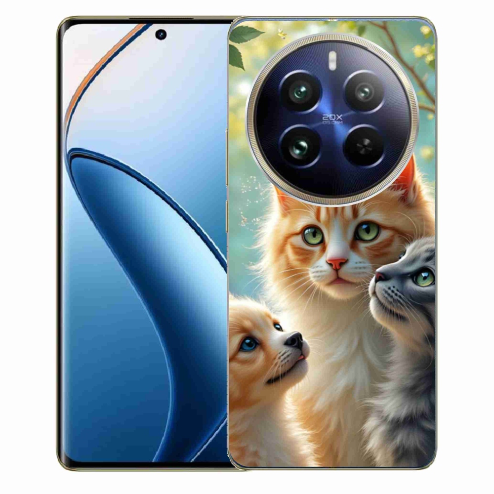 Gelový kryt mmCase na Realme 12 Pro 5G/12 Pro+ 5G - zvířecí přátelství 2