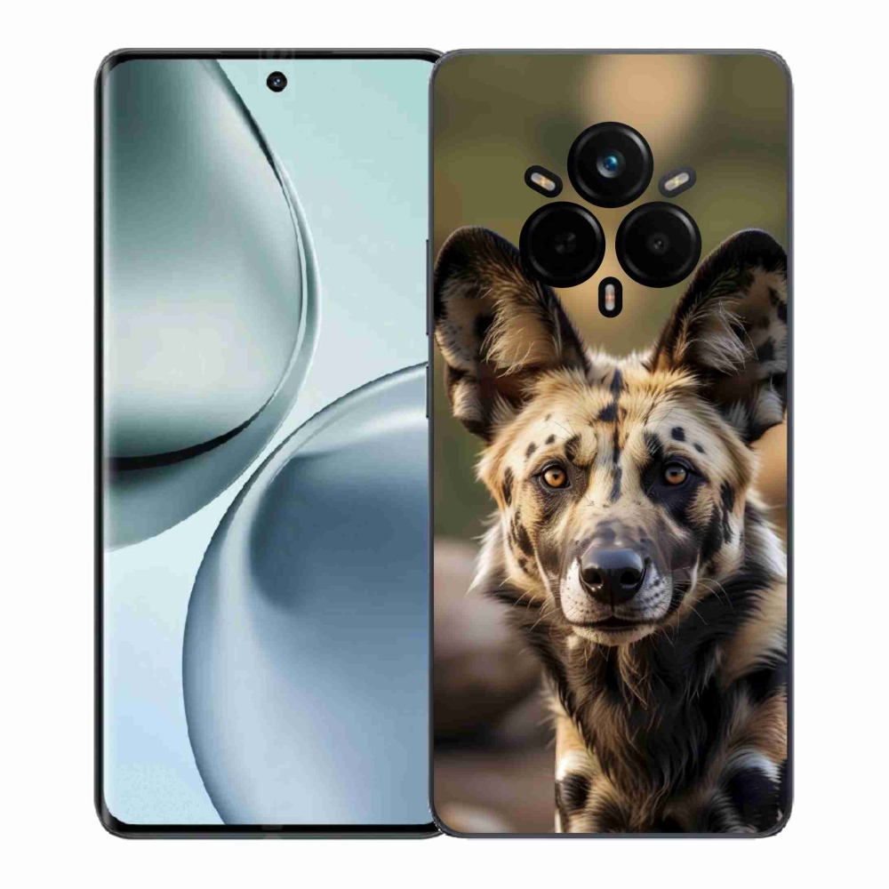 Gelový kryt mmCase na Realme 14 Pro 5G - africký divoký pes