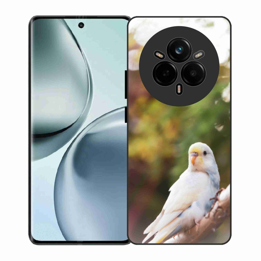 Gelový kryt mmCase na Realme 14 Pro 5G - andulka bílá