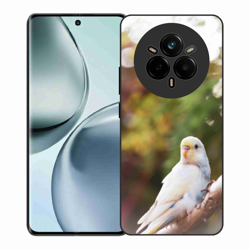 Gelový kryt mmCase na Realme 14 Pro+ 5G - andulka bílá