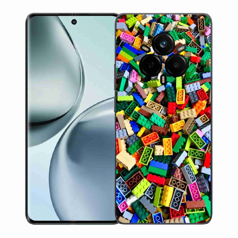 Gelový kryt mmCase na Realme 14 Pro 5G - barevné stavební kostky