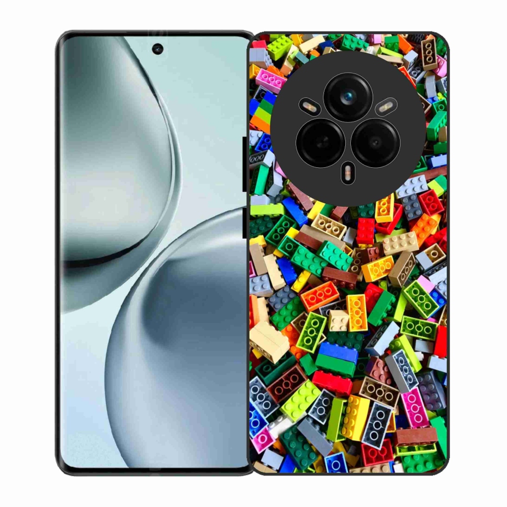 Gelový kryt mmCase na Realme 14 Pro 5G - barevné stavební kostky