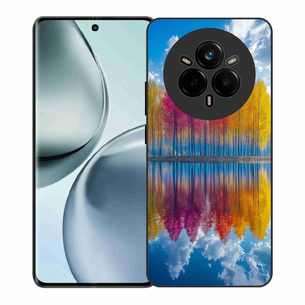 Gelový kryt mmCase na Realme 14 Pro+ 5G - barevné stromy