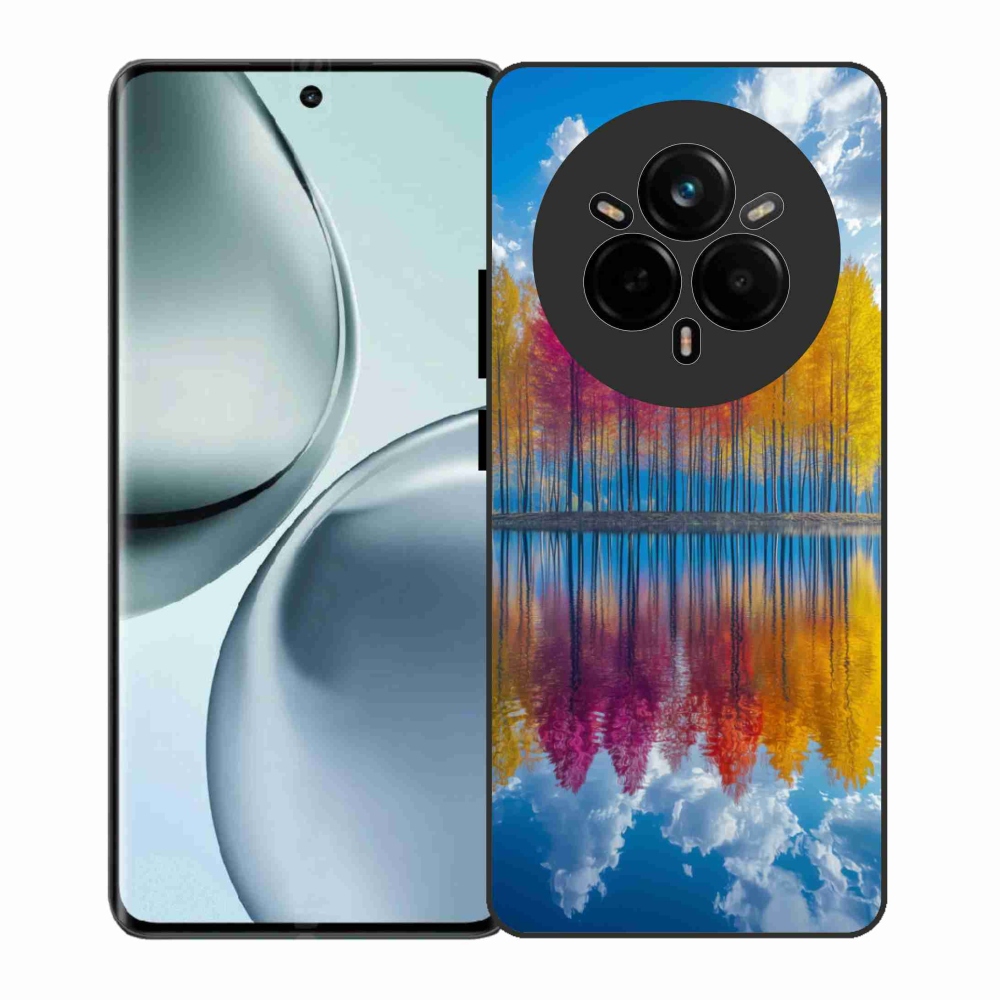 Gelový kryt mmCase na Realme 14 Pro 5G - barevné stromy