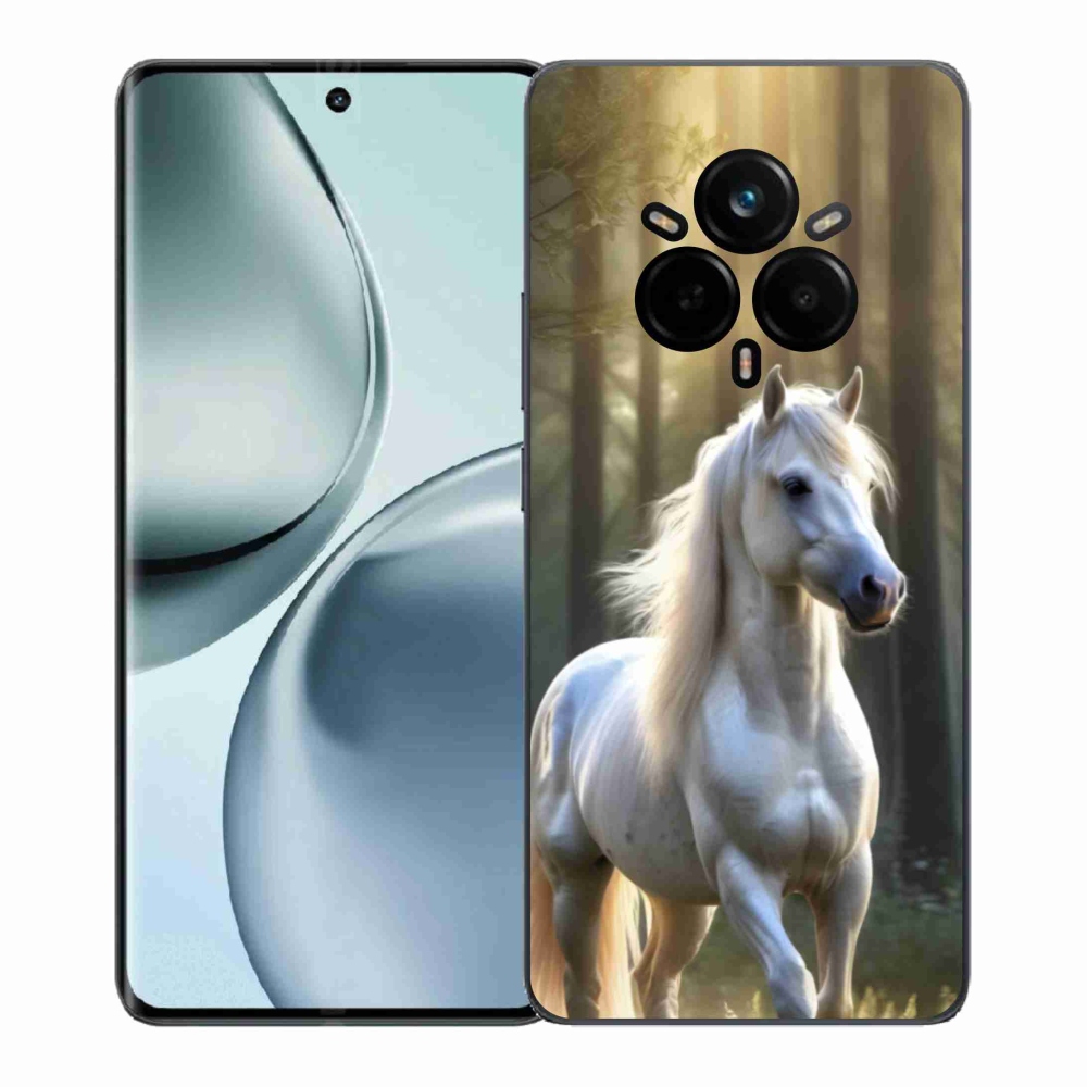Gelový kryt mmCase na Realme 14 Pro 5G - bílý kůň 3