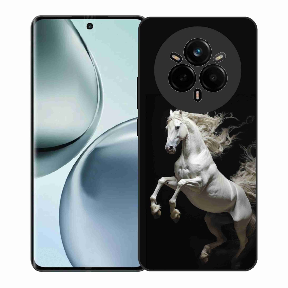 Gelový kryt mmCase na Realme 14 Pro+ 5G - bílý kůň 4