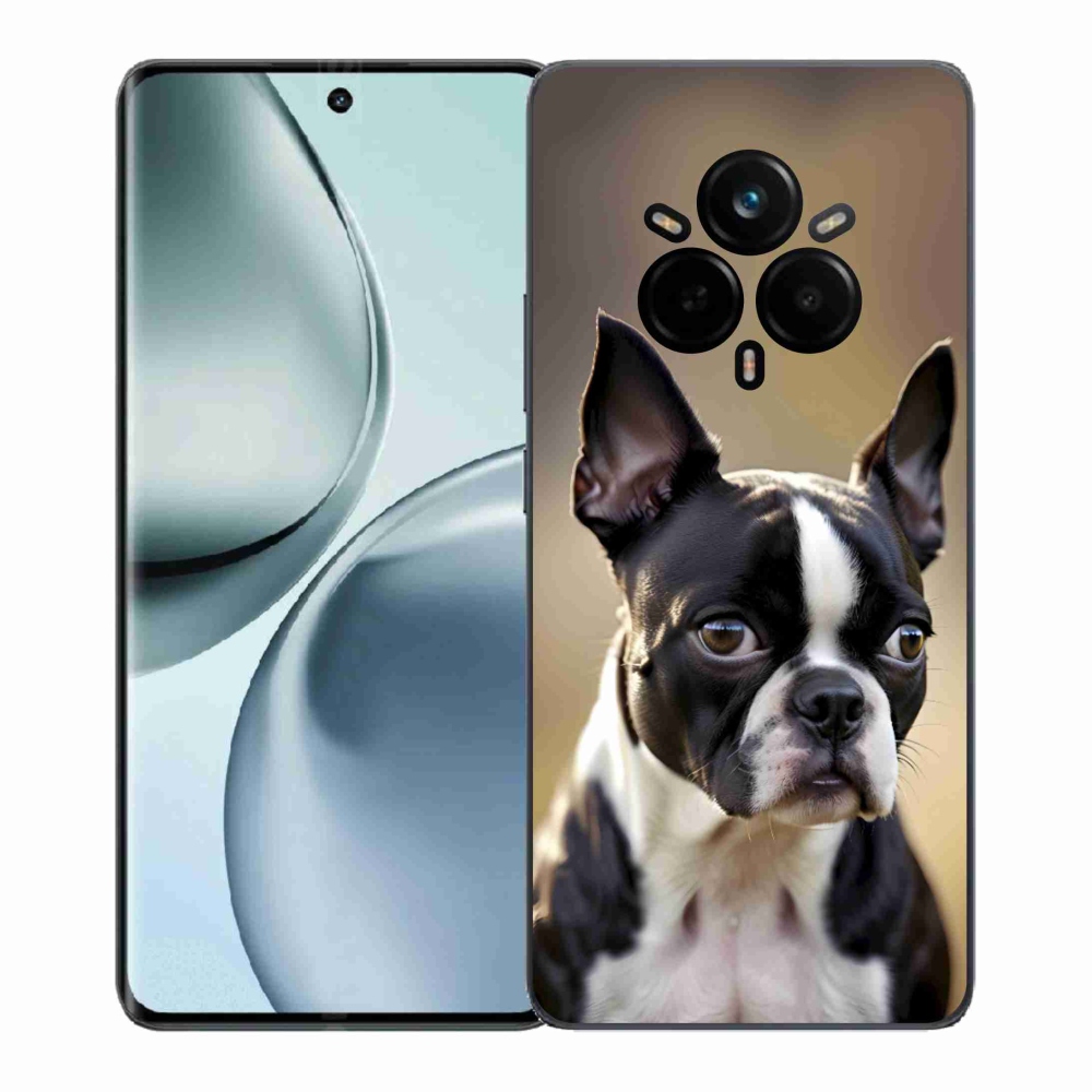 Gelový kryt mmCase na Realme 14 Pro 5G - bostonský teriér