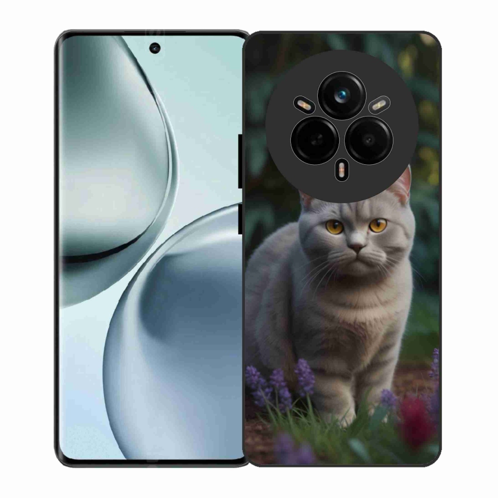 Gelový kryt mmCase na Realme 14 Pro 5G - britská kočka
