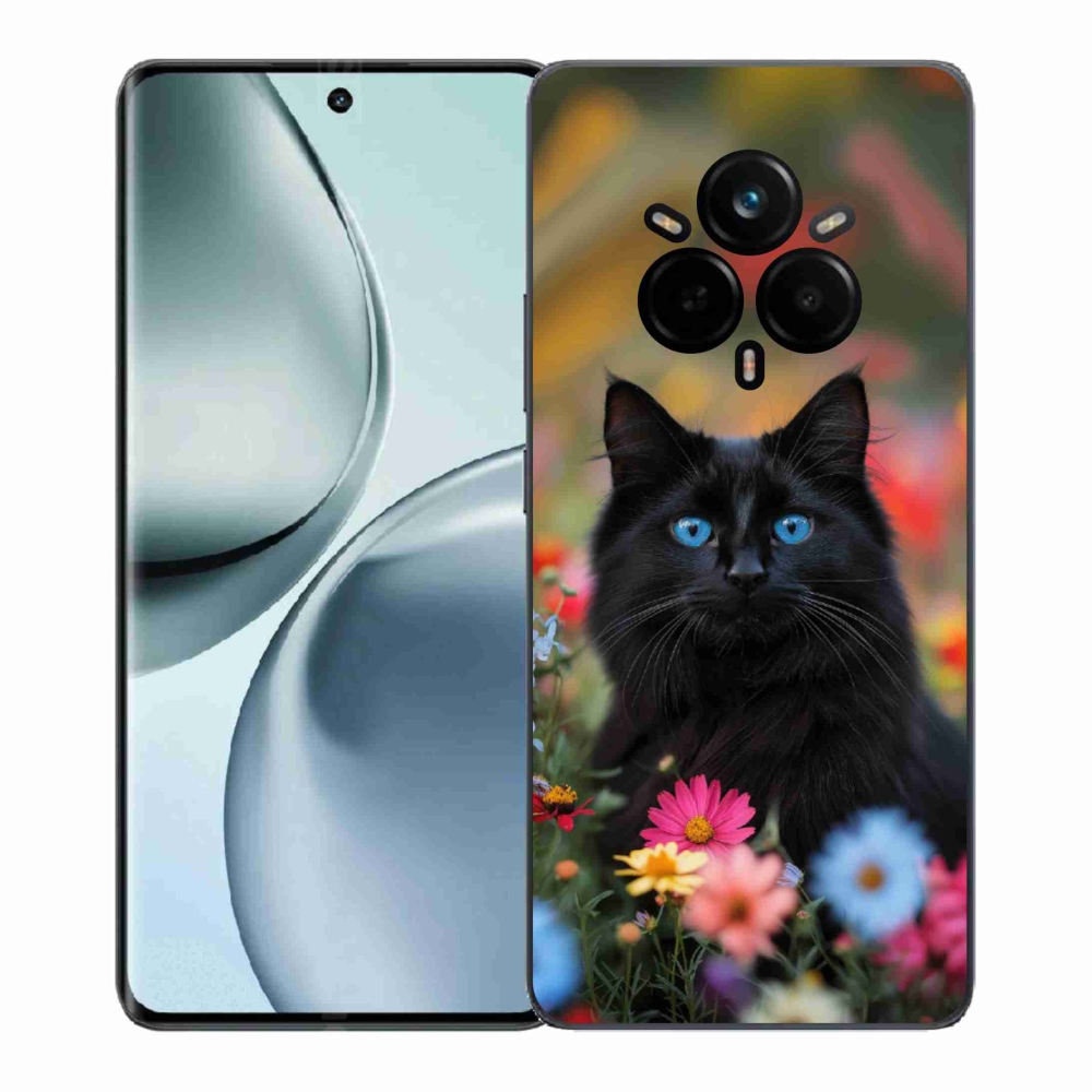 Gelový kryt mmCase na Realme 14 Pro 5G - černé kotě 4