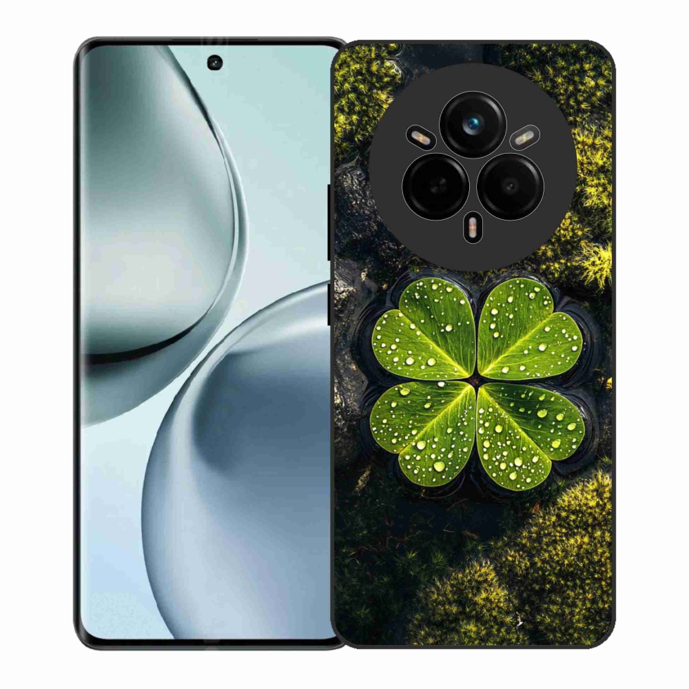 Gelový kryt mmCase na Realme 14 Pro+ 5G - čtyřlístek