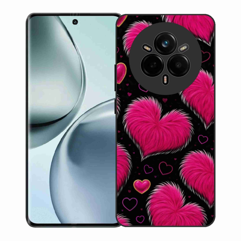 Gelový kryt mmCase na Realme 14 Pro+ 5G - hebká srdce