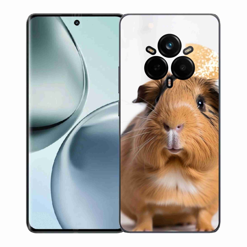 Gelový kryt mmCase na Realme 14 Pro 5G - hnědé morče