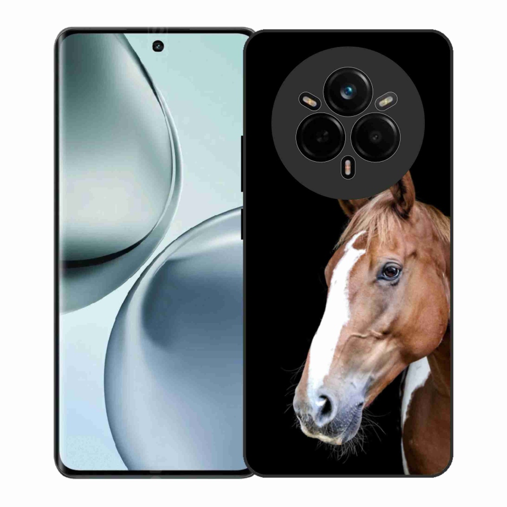 Gelový kryt mmCase na Realme 14 Pro+ 5G - hnědý kůň 3