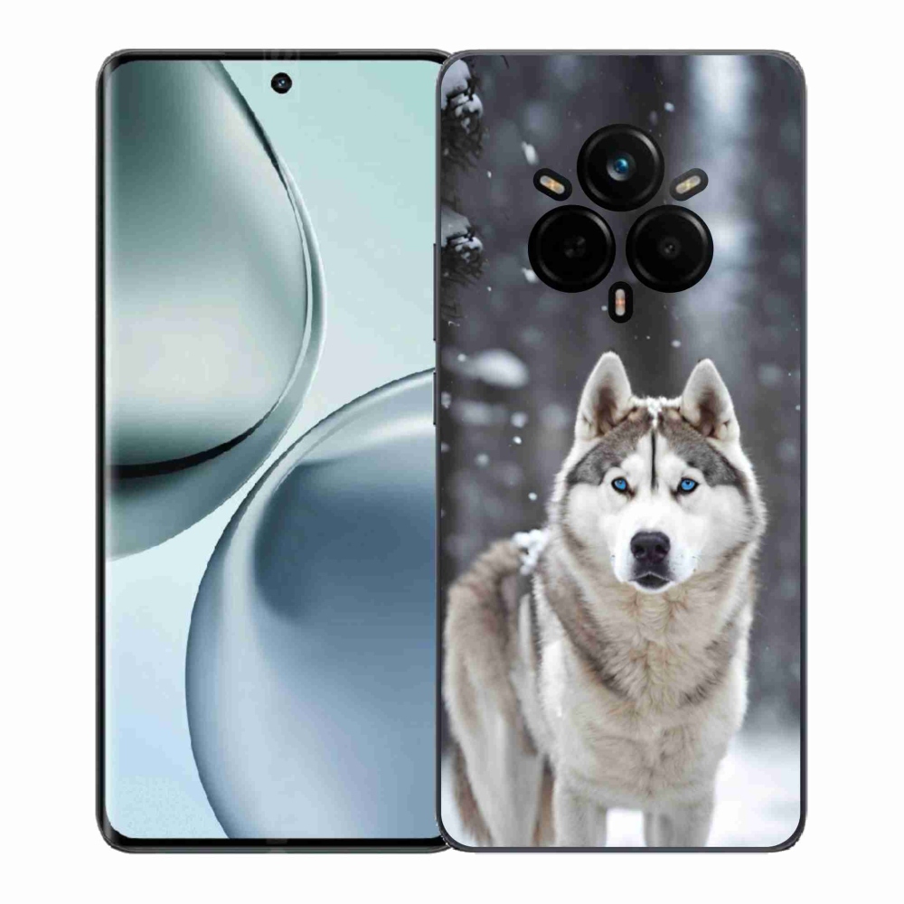 Gelový kryt mmCase na Realme 14 Pro+ 5G - husky 2