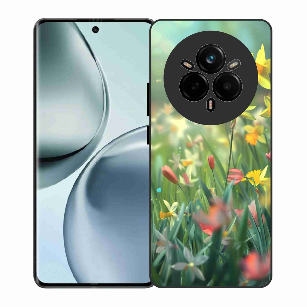 Gelový kryt mmCase na Realme 14 Pro 5G - jarní květy
