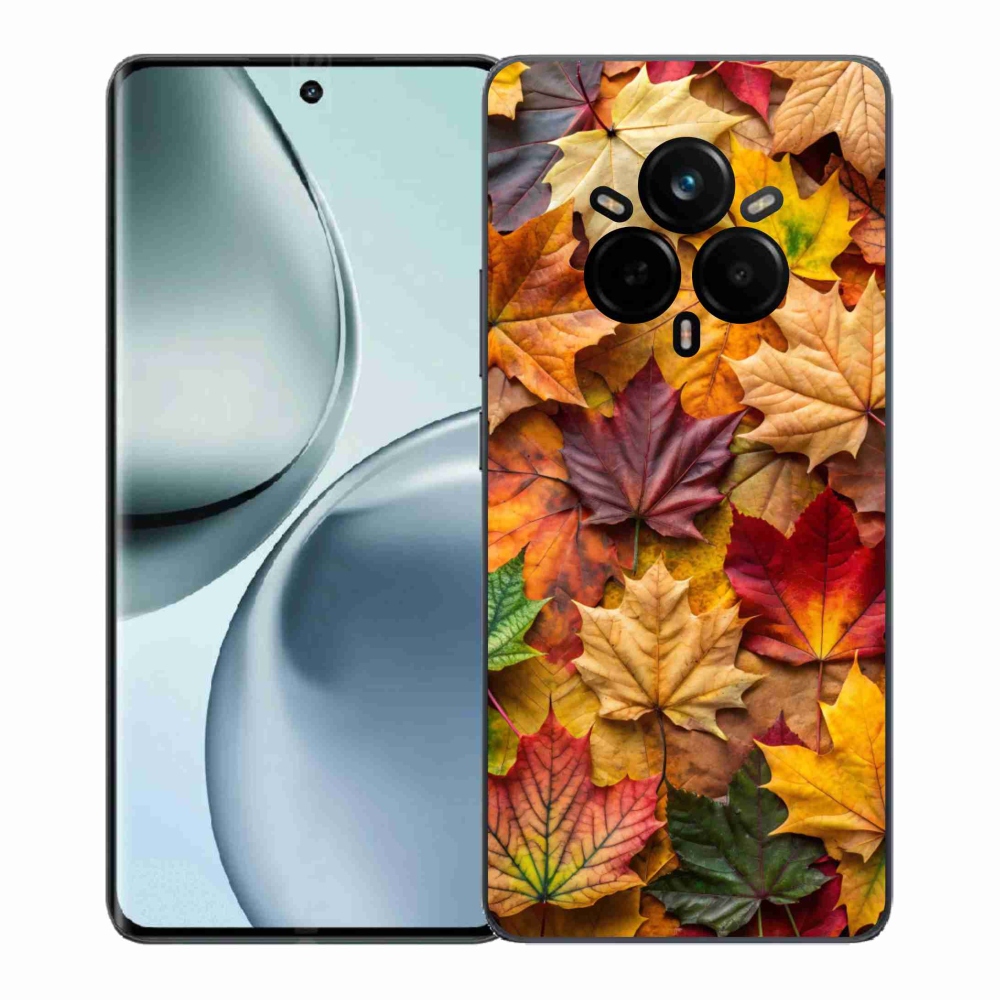 Gelový kryt mmCase na Realme 14 Pro+ 5G - javorové listy 2