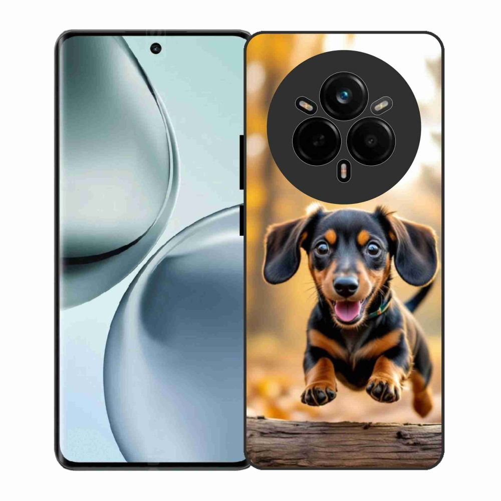 Gelový kryt mmCase na Realme 14 Pro 5G - jezevčík 2