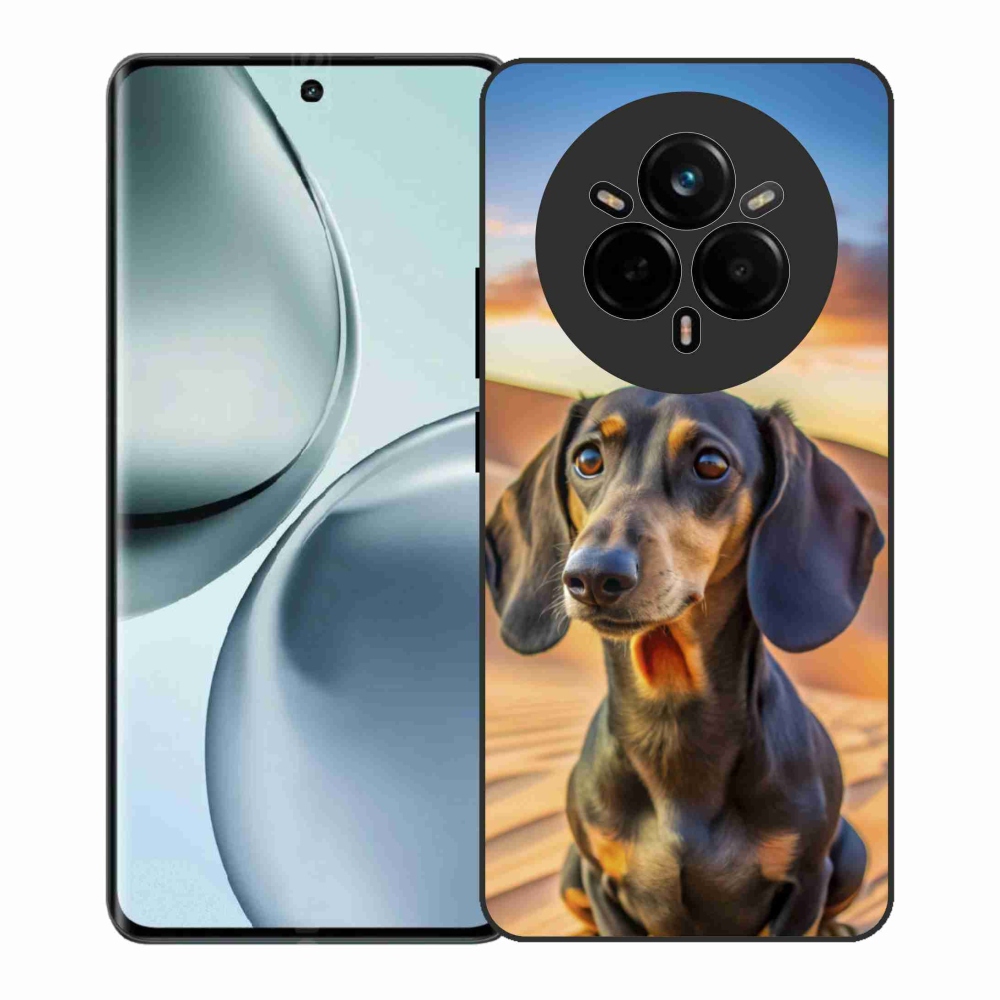 Gelový kryt mmCase na Realme 14 Pro+ 5G - jezevčík 3 