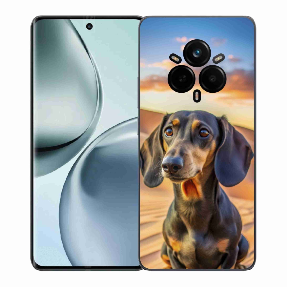 Gelový kryt mmCase na Realme 14 Pro 5G - jezevčík 3 
