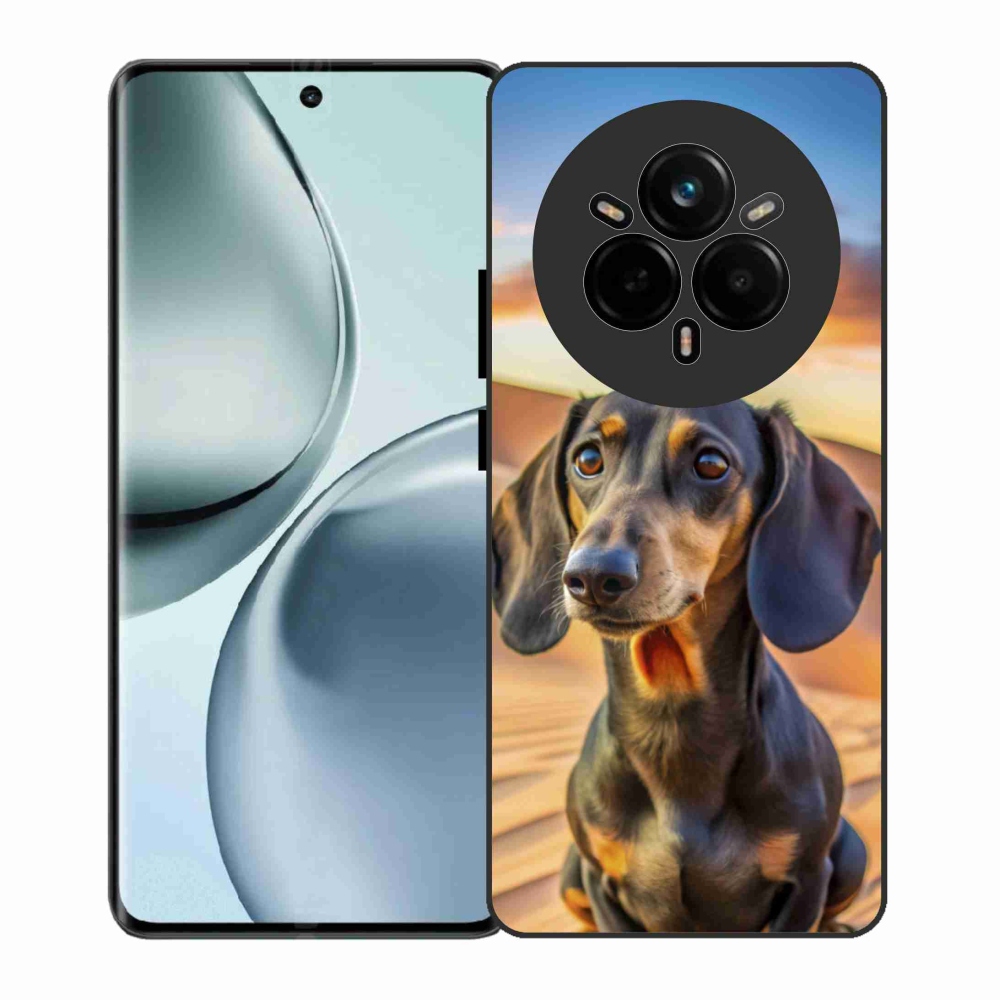 Gelový kryt mmCase na Realme 14 Pro 5G - jezevčík 3 