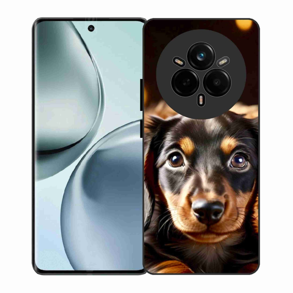 Gelový kryt mmCase na Realme 14 Pro 5G - jezevčík