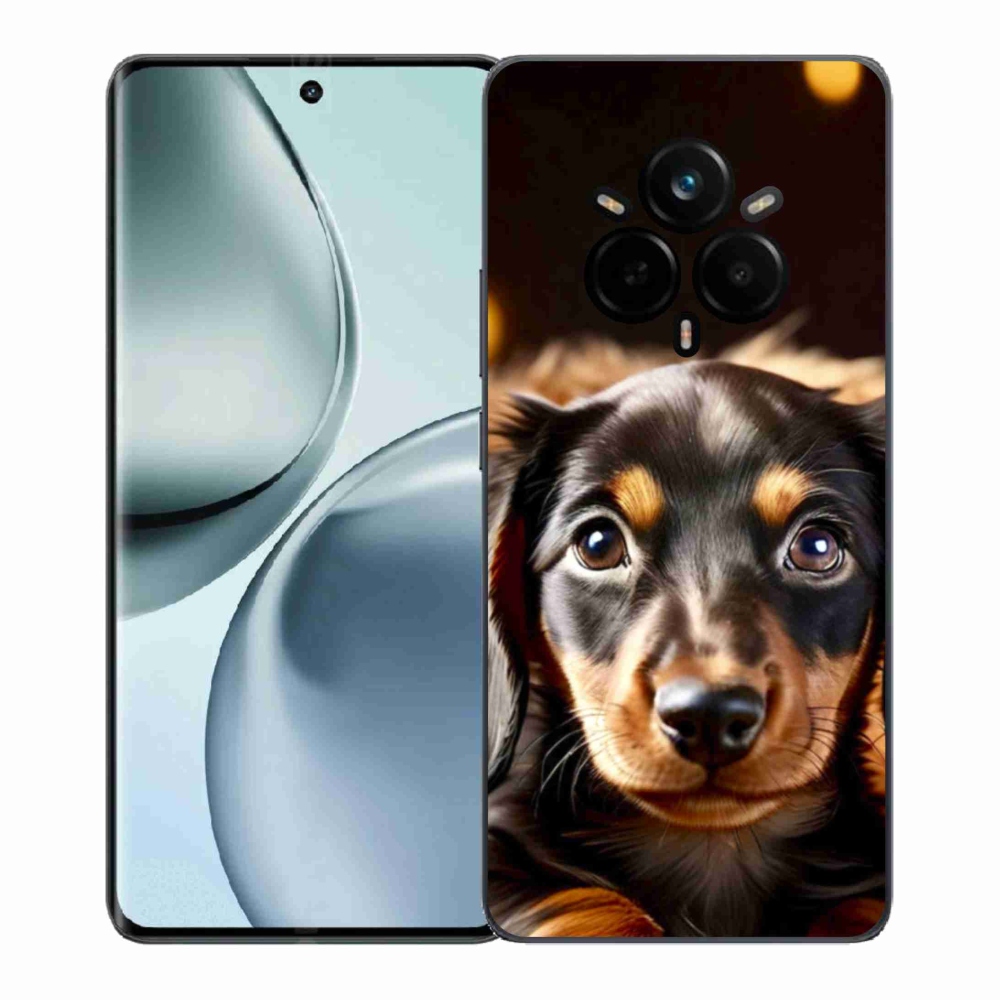 Gelový kryt mmCase na Realme 14 Pro 5G - jezevčík