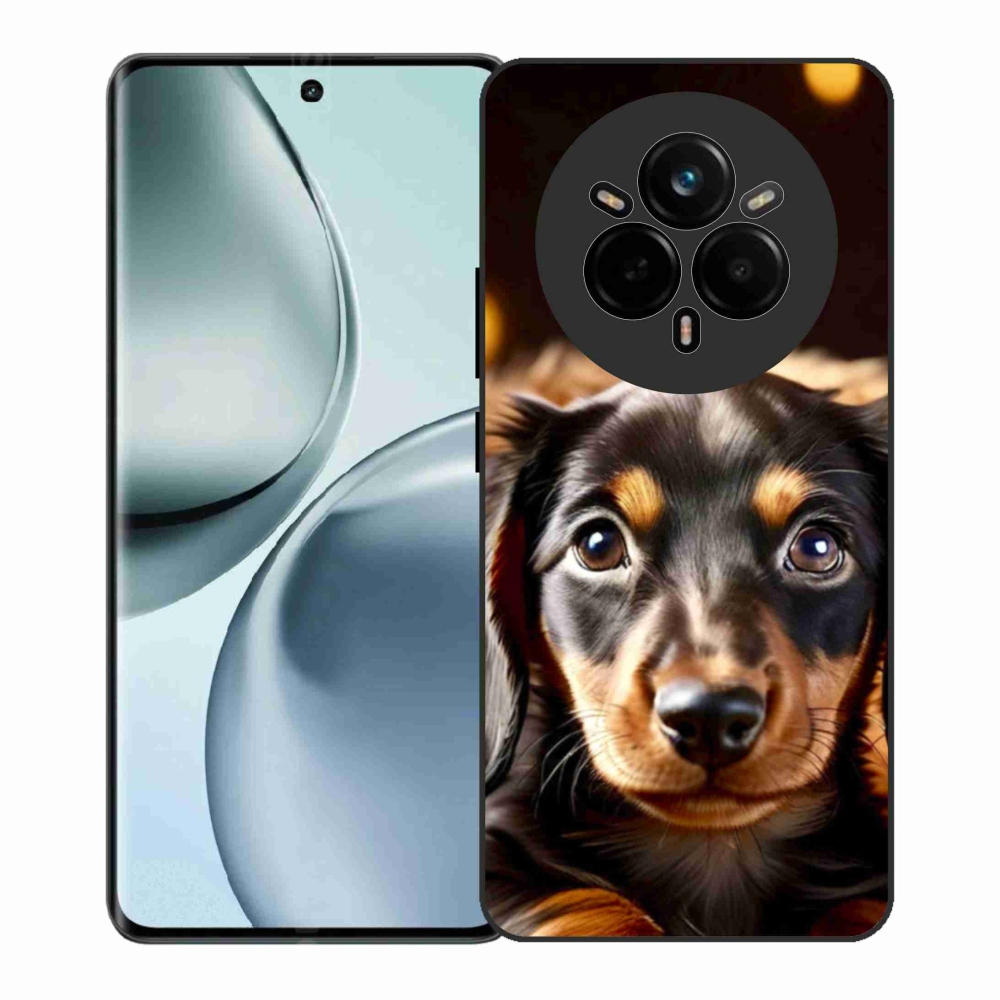 Gelový kryt mmCase na Realme 14 Pro+ 5G - jezevčík