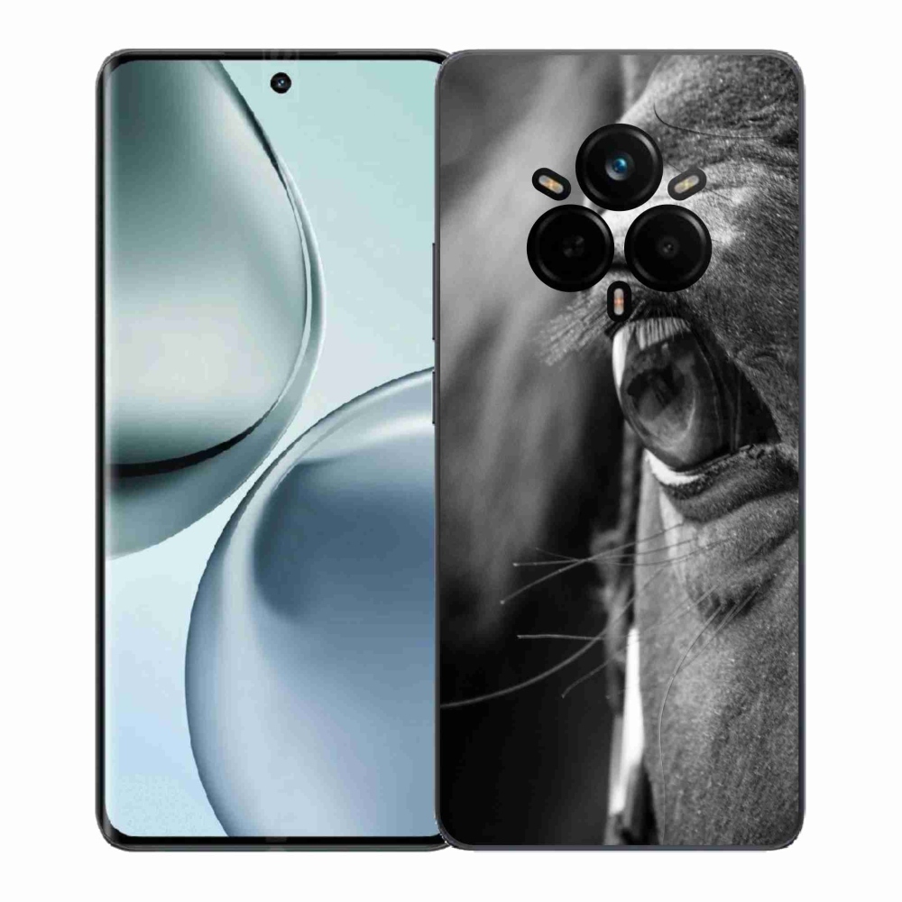 Gelový kryt mmCase na Realme 14 Pro 5G - koňský pohled