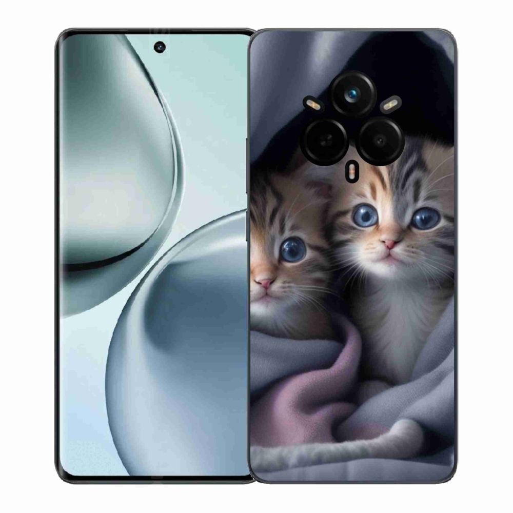 Gelový kryt mmCase na Realme 14 Pro 5G - kočičí duo 2