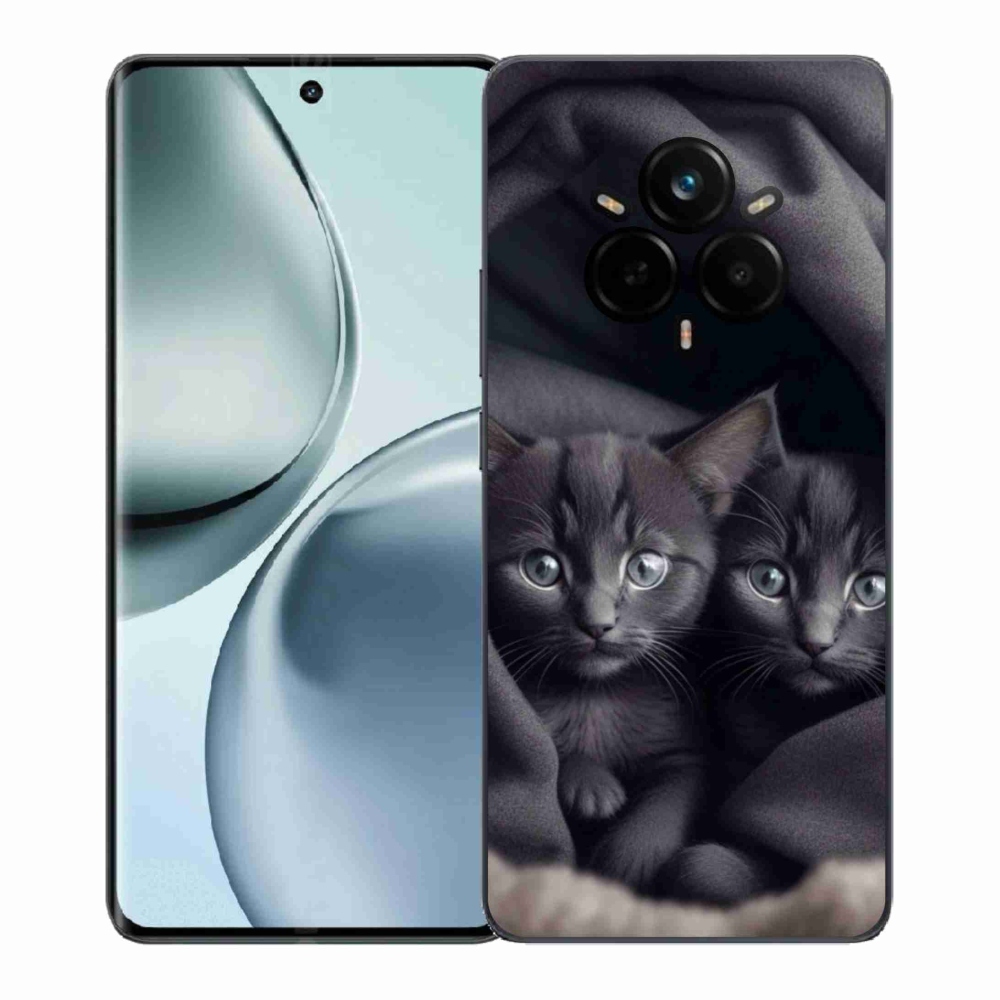 Gelový kryt mmCase na Realme 14 Pro 5G - kočičí duo