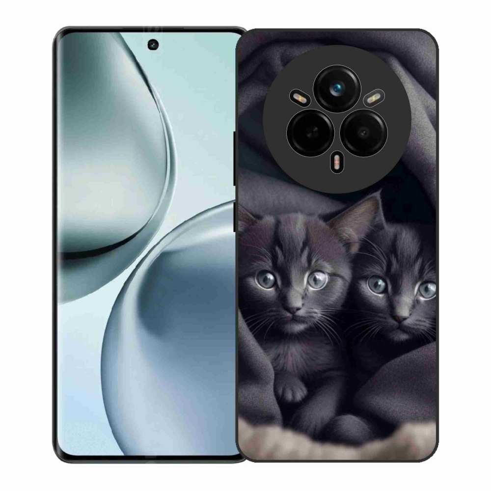 Gelový kryt mmCase na Realme 14 Pro+ 5G - kočičí duo