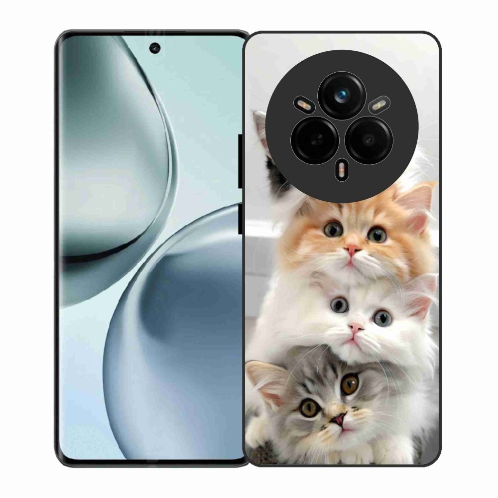 Gelový kryt mmCase na Realme 14 Pro 5G - kočičí parta