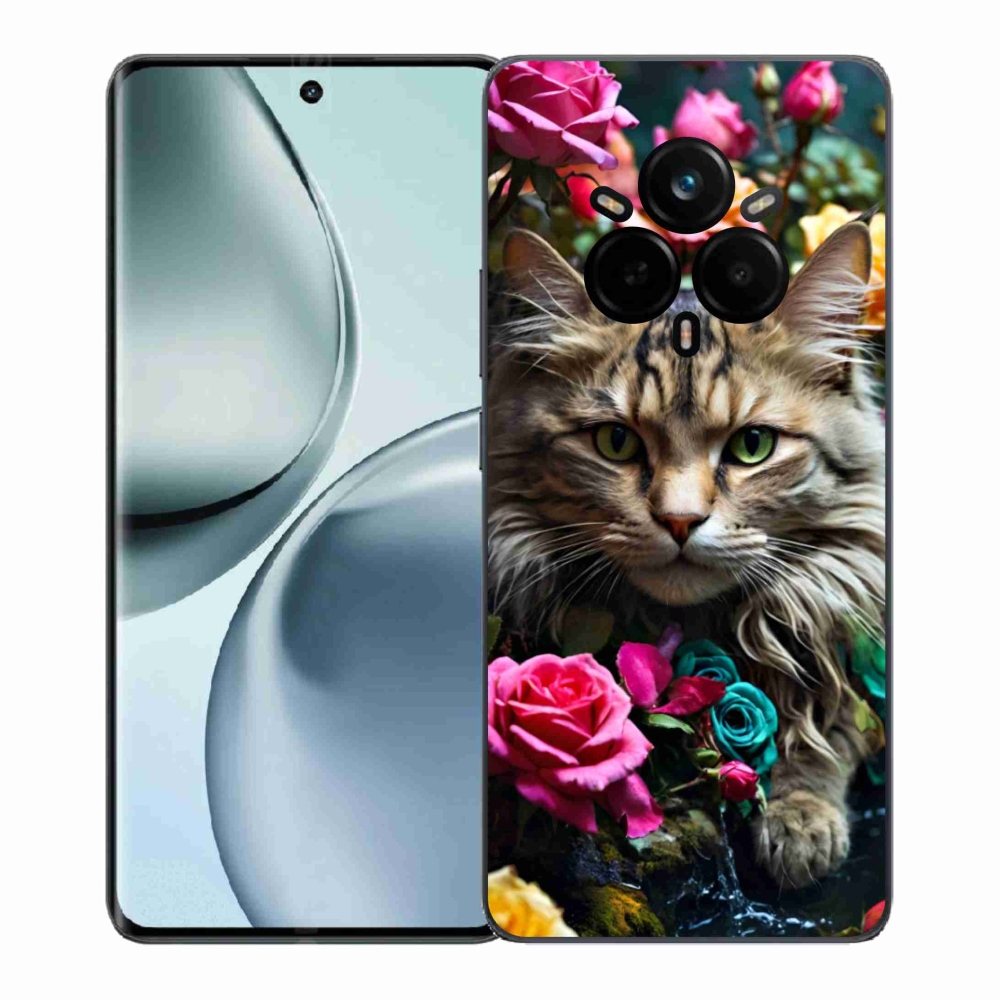 Gelový kryt mmCase na Realme 14 Pro 5G - kočíčí pohled 2