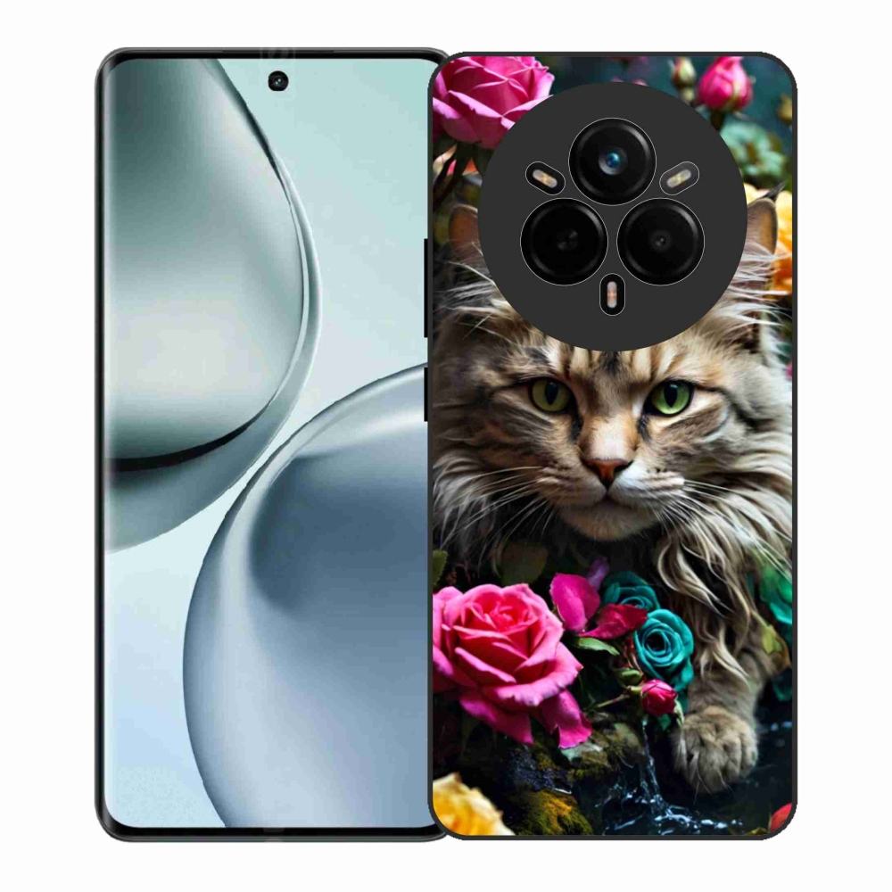 Gelový kryt mmCase na Realme 14 Pro+ 5G - kočíčí pohled 2