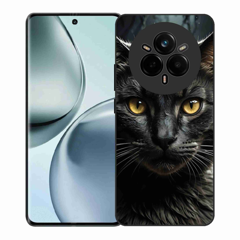 Gelový kryt mmCase na Realme 14 Pro+ 5G - kočičí pohled 3