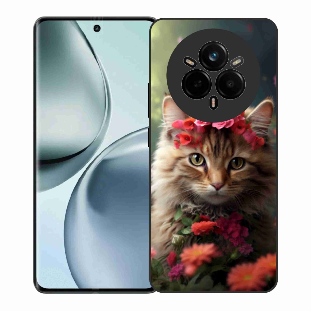 Gelový kryt mmCase na Realme 14 Pro+ 5G - kočíčí princezna
