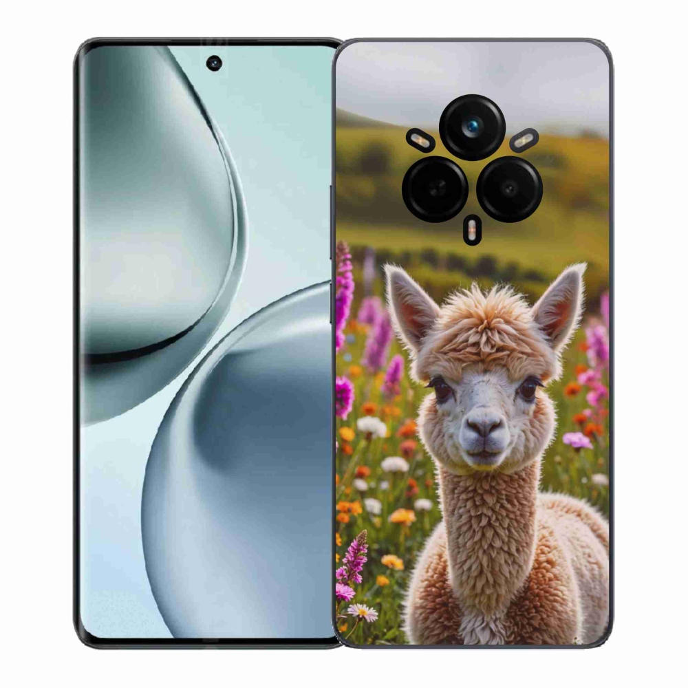 Gelový kryt mmCase na Realme 14 Pro 5G - lama na louce