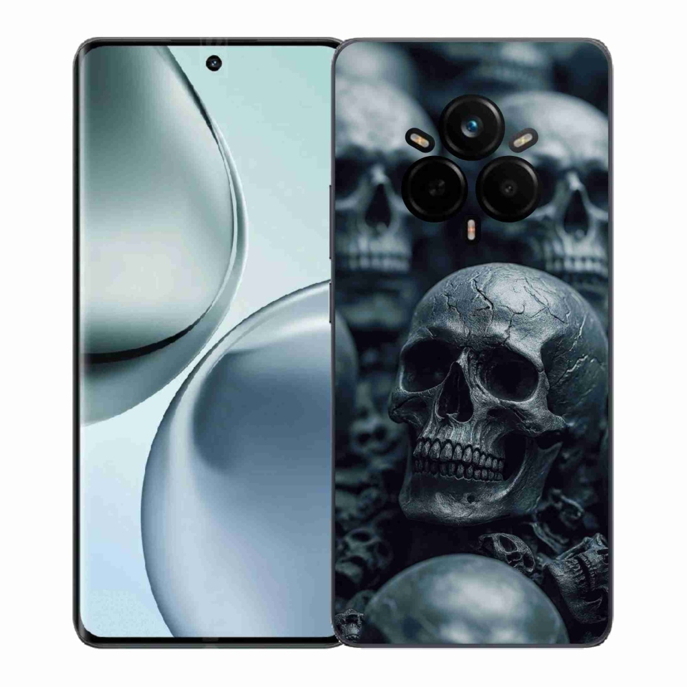 Gelový kryt mmCase na Realme 14 Pro 5G - lebka 2