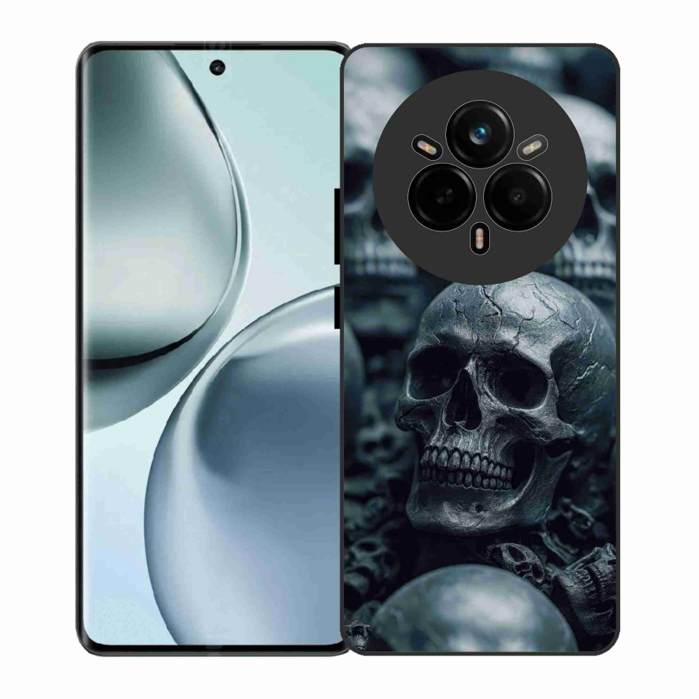 Gelový kryt mmCase na Realme 14 Pro 5G - lebka 2