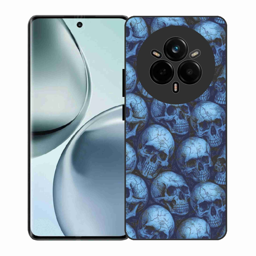 Gelový kryt mmCase na Realme 14 Pro 5G - lebky