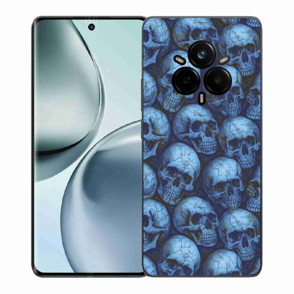 Gelový kryt mmCase na Realme 14 Pro 5G - lebky