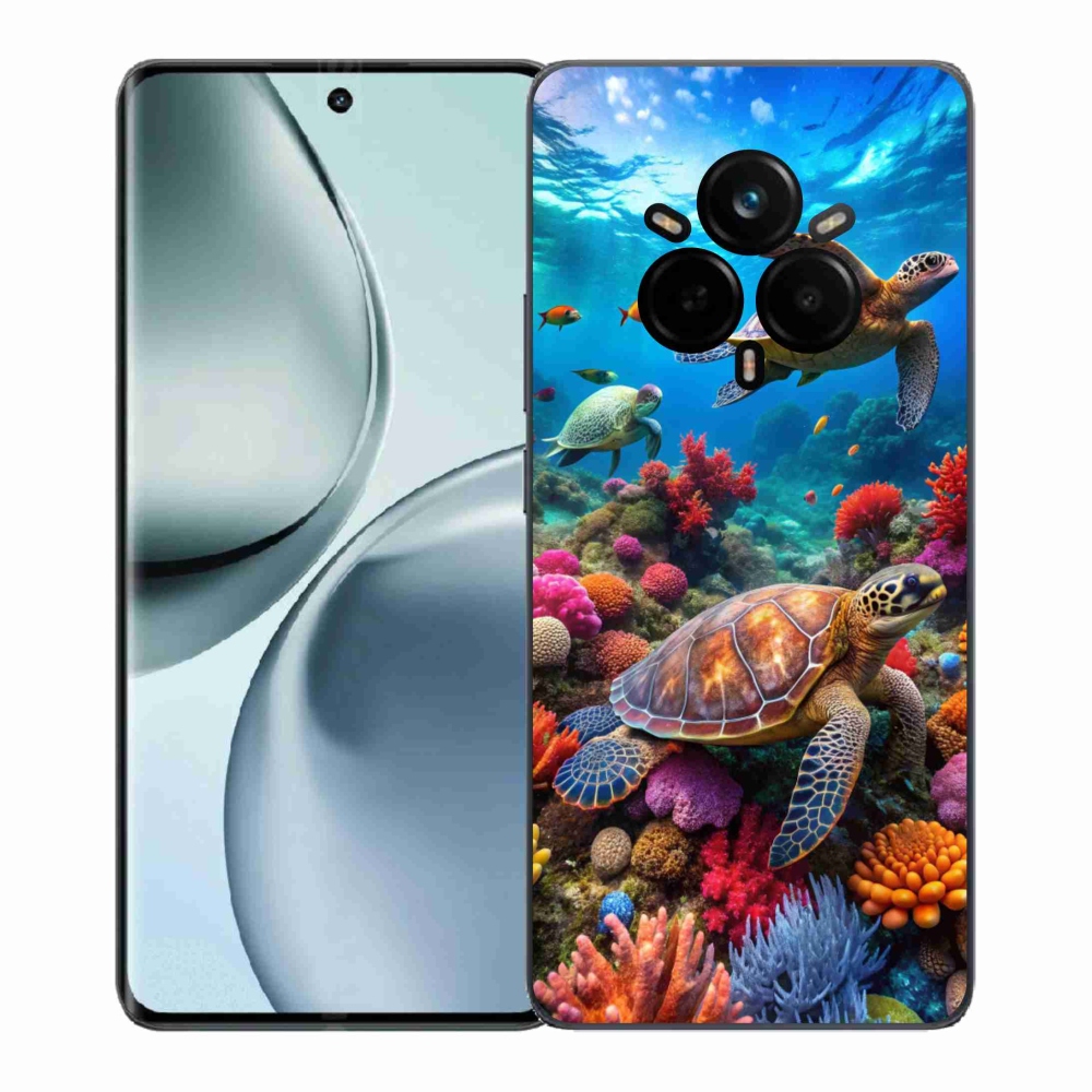 Gelový kryt mmCase na Realme 14 Pro+ 5G - mořský svět 2
